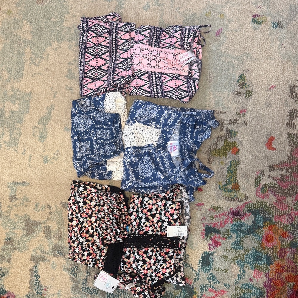 Justice Pink and Blue Kids Matching Sets